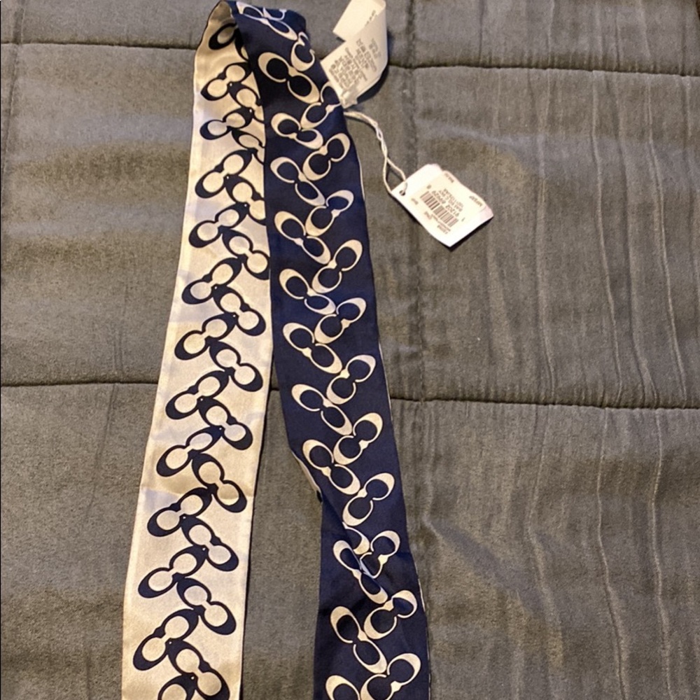 Coach silk scarf
